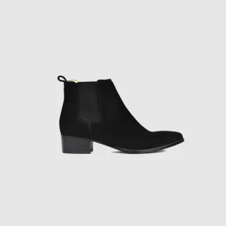 Chelseaboot JANA suede black